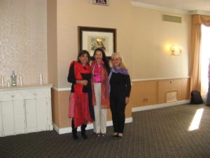 Claudia Rainville con le Dott.sse Miriam Dodero e Alessandra Isola
